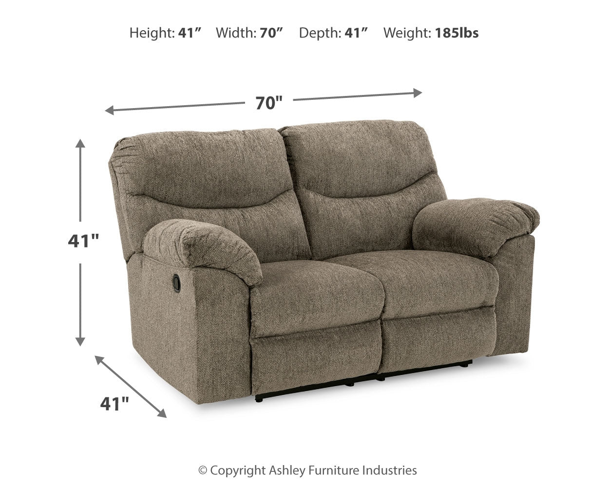 Alphons Reclining Sofa, Loveseat and Recliner
