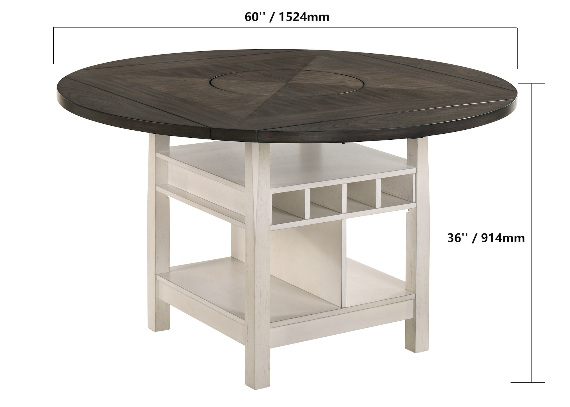 Conner Chalk/Gray Counter Height Table - MyWaynesHome #