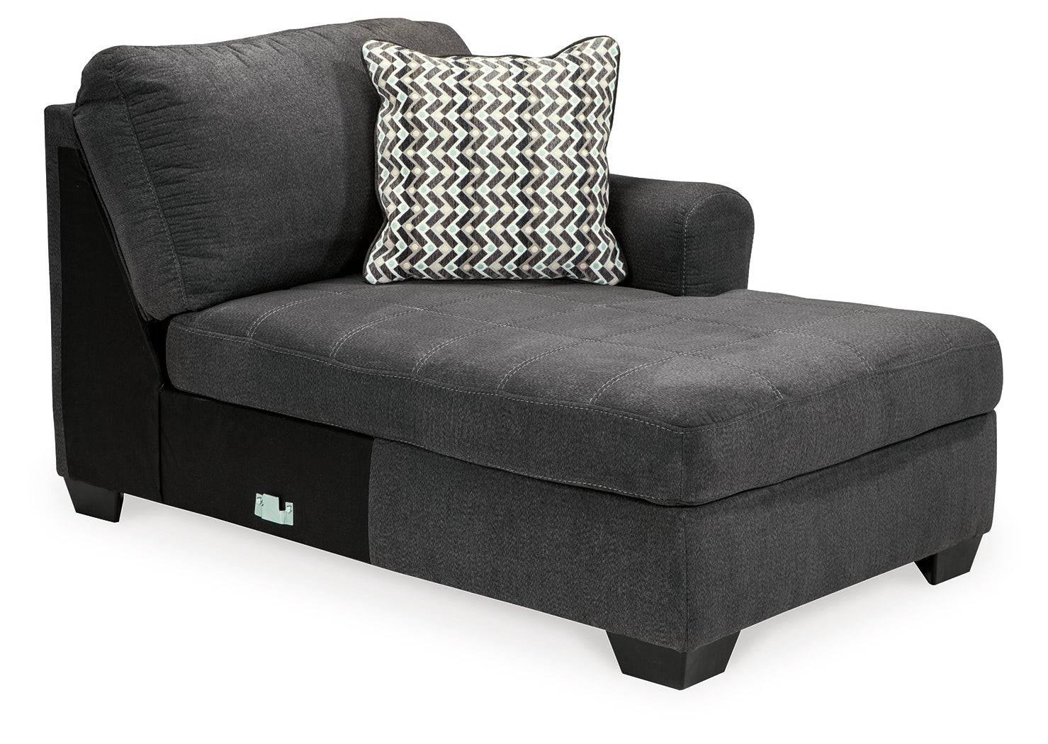 Ambee 3-Piece Sectional with Chaise and Ottoman