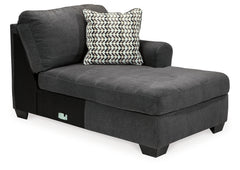 Ambee 3-Piece Sectional with Chaise and Ottoman