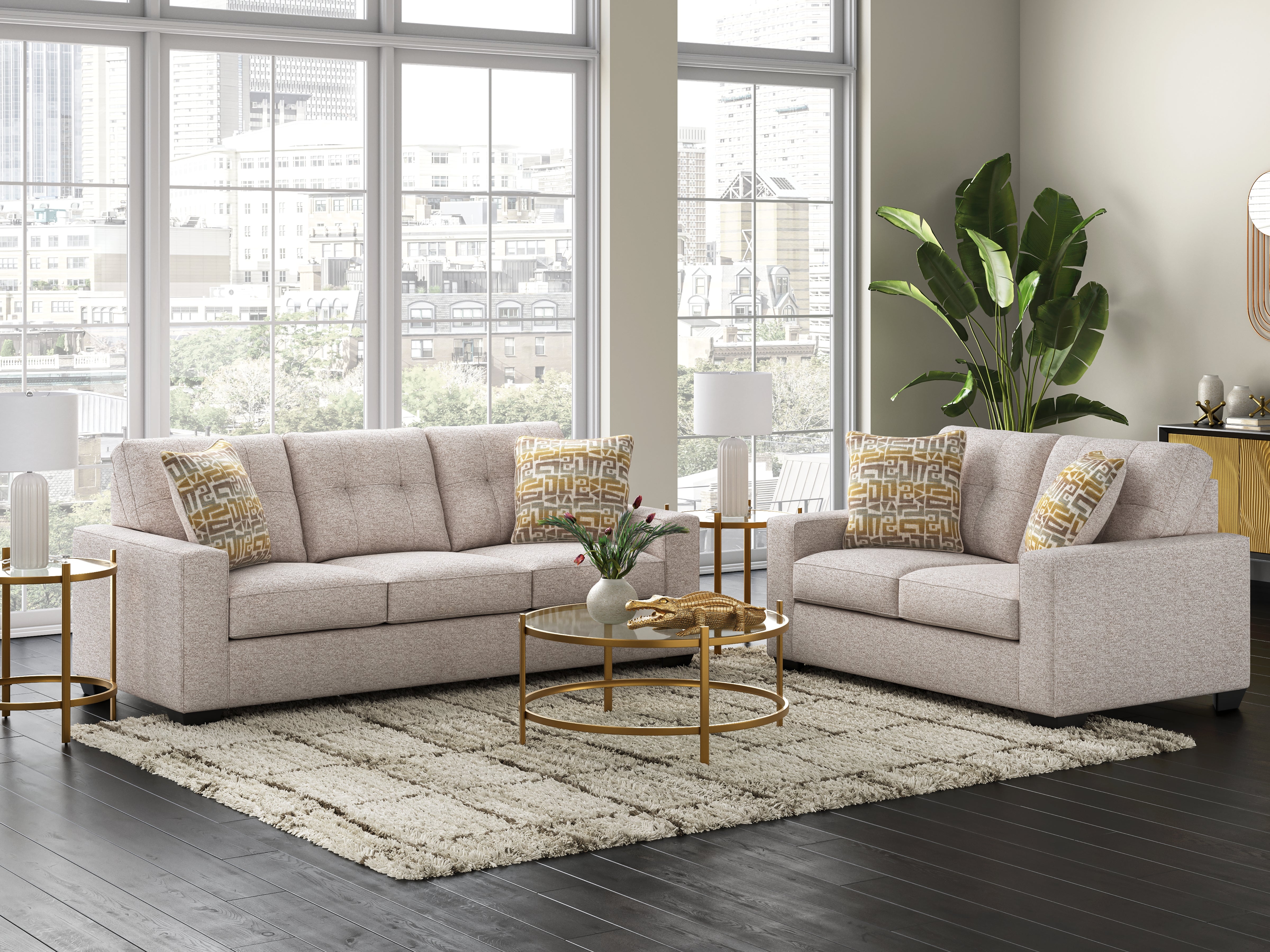 Larimer Sofa and Loveseat