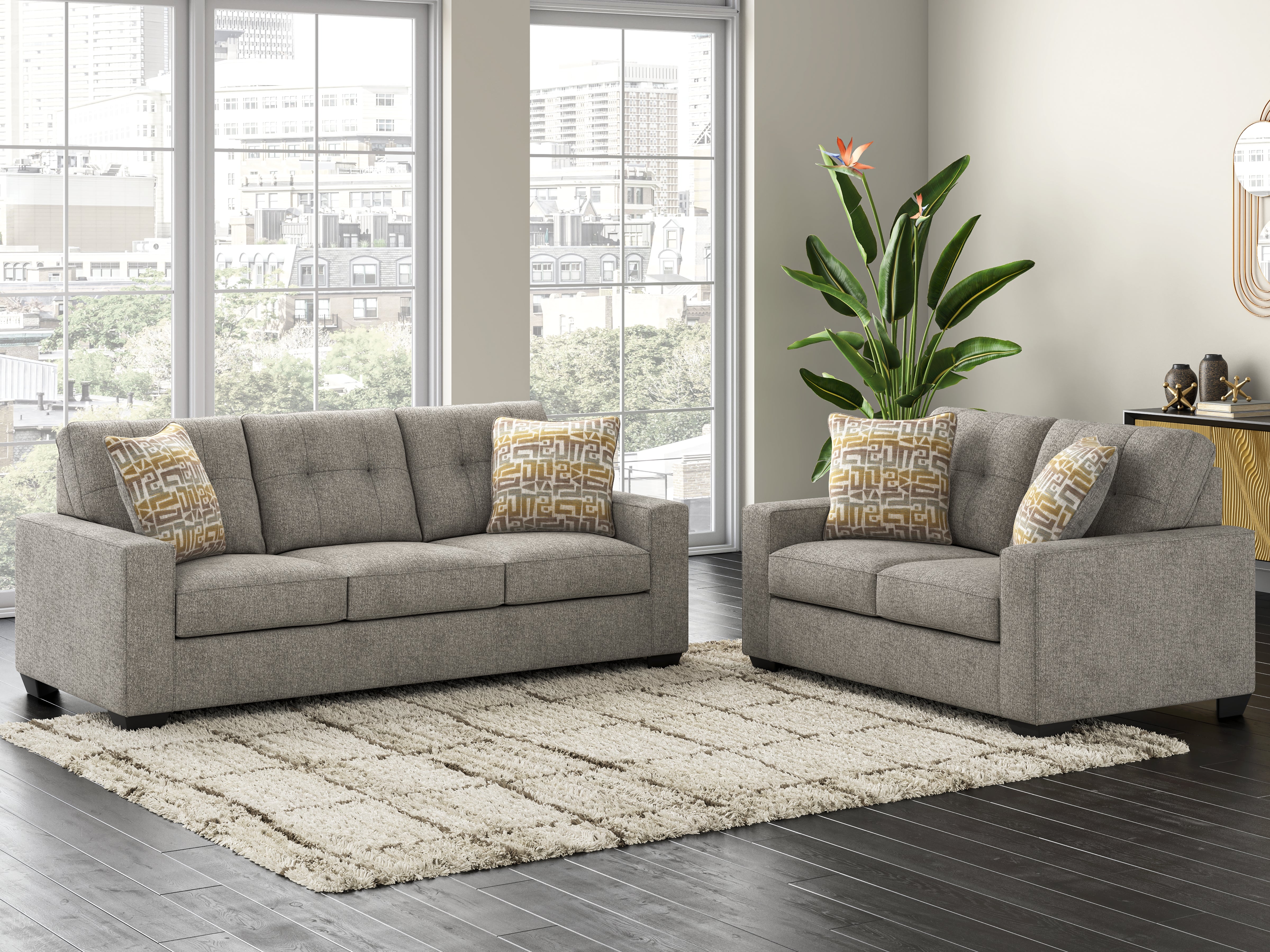 Larimer Sofa and Loveseat