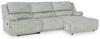McClelland 3-Piece Reclining Sectional with Chaise