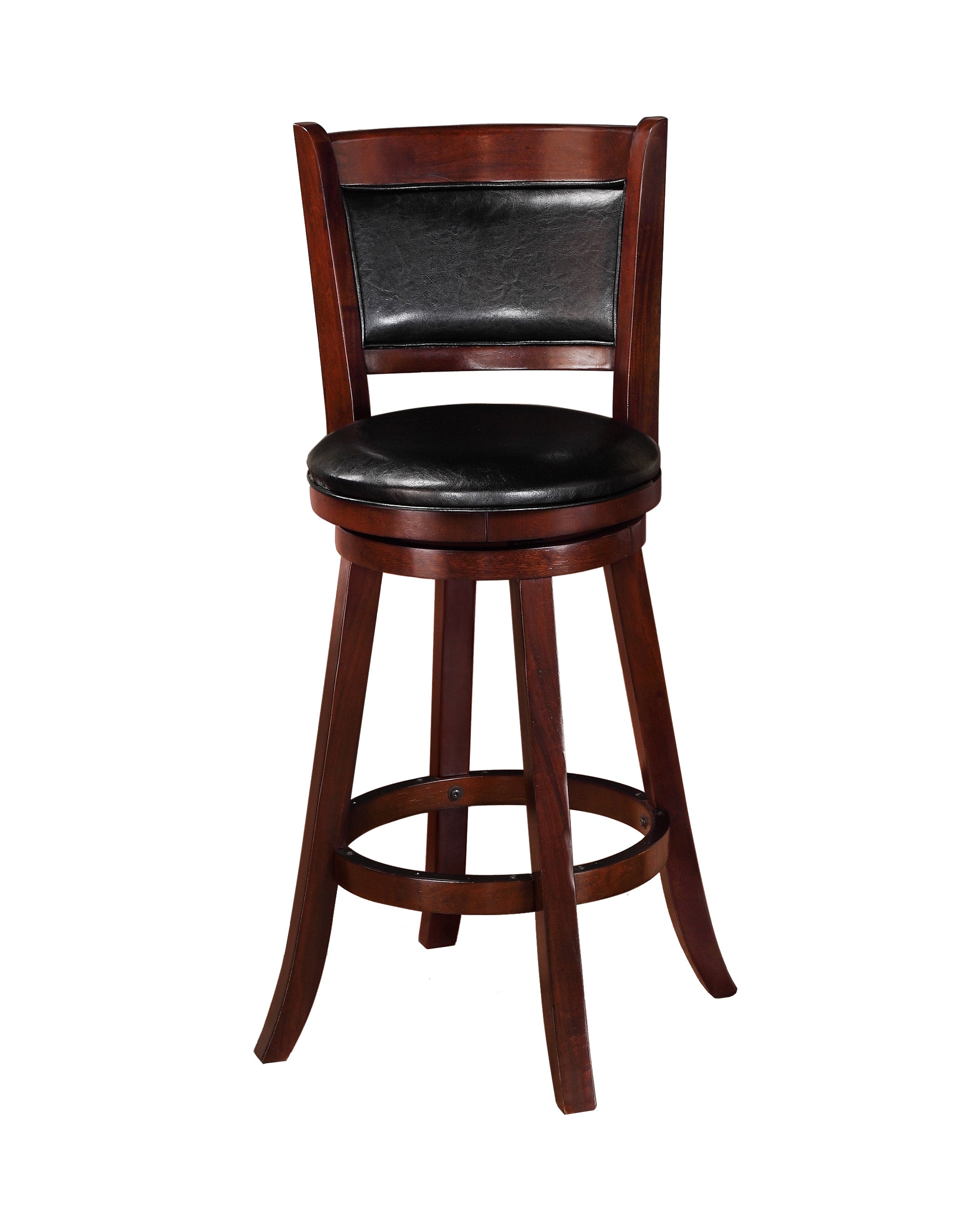 Cecil 29" Cherry Swivel Barstool, Set of 2 - MyWaynesHome #
