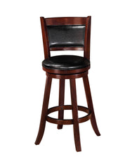 Cecil 29" Cherry Swivel Barstool, Set of 2 - MyWaynesHome #