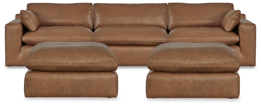 Emilia 3-Piece Sectional and 2 Ottomans