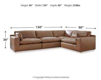 Emilia 4-Piece Sectional - MyWaynesHome #