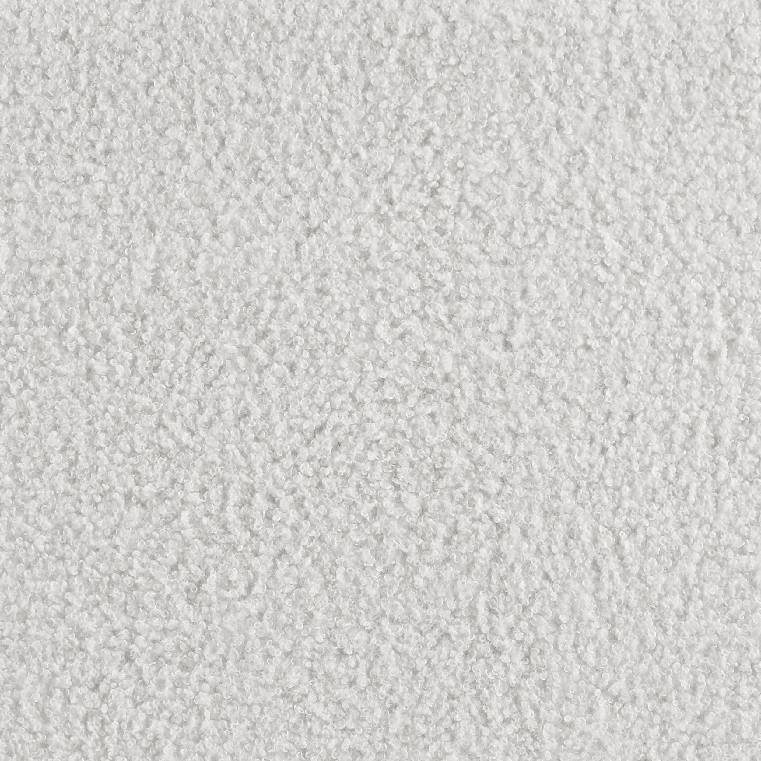 Alamosa Boucle Upholstered Eastern King Platform Bed White