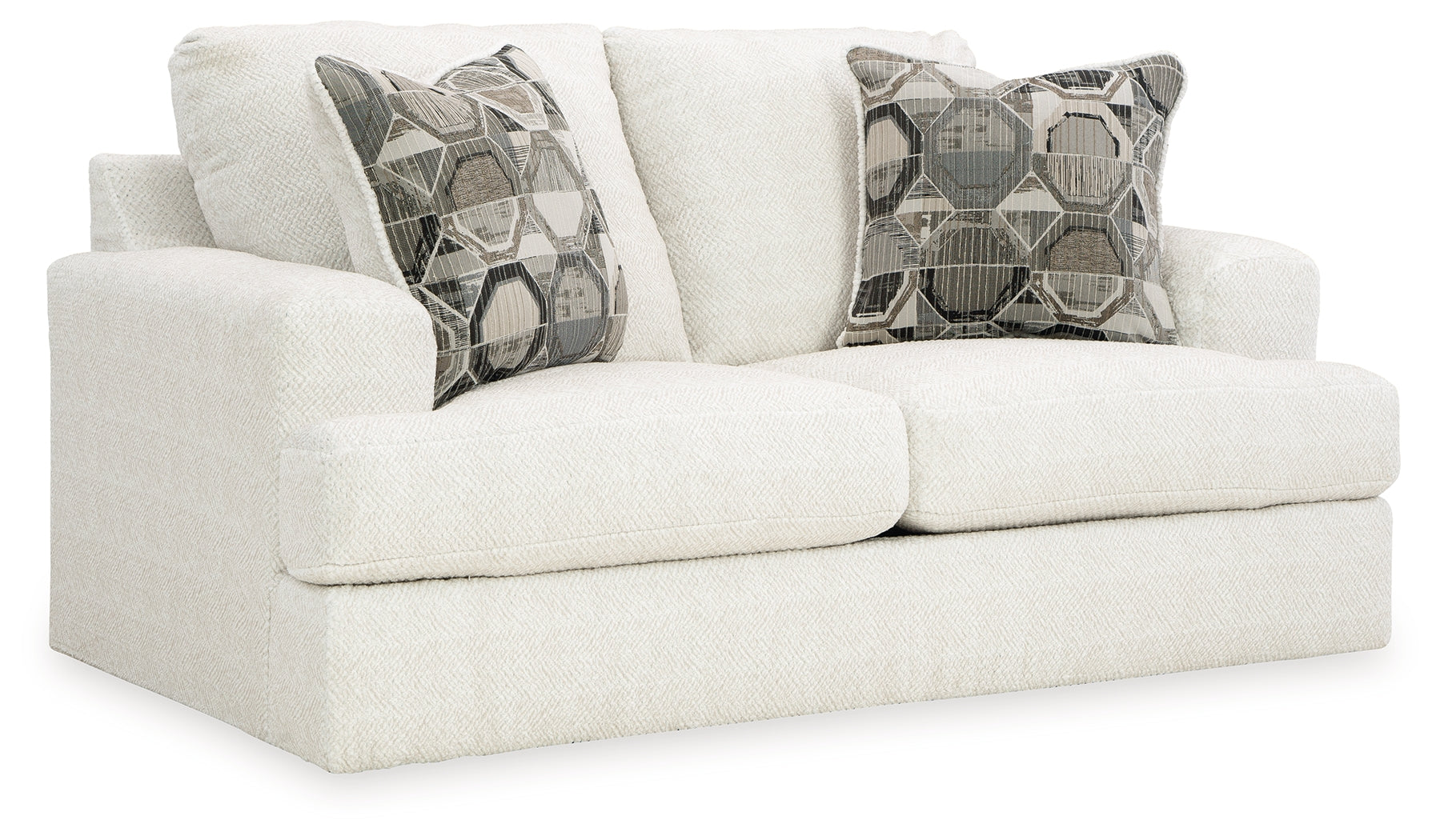 Karinne Loveseat, Oversized Chair and Accent Ottoman
