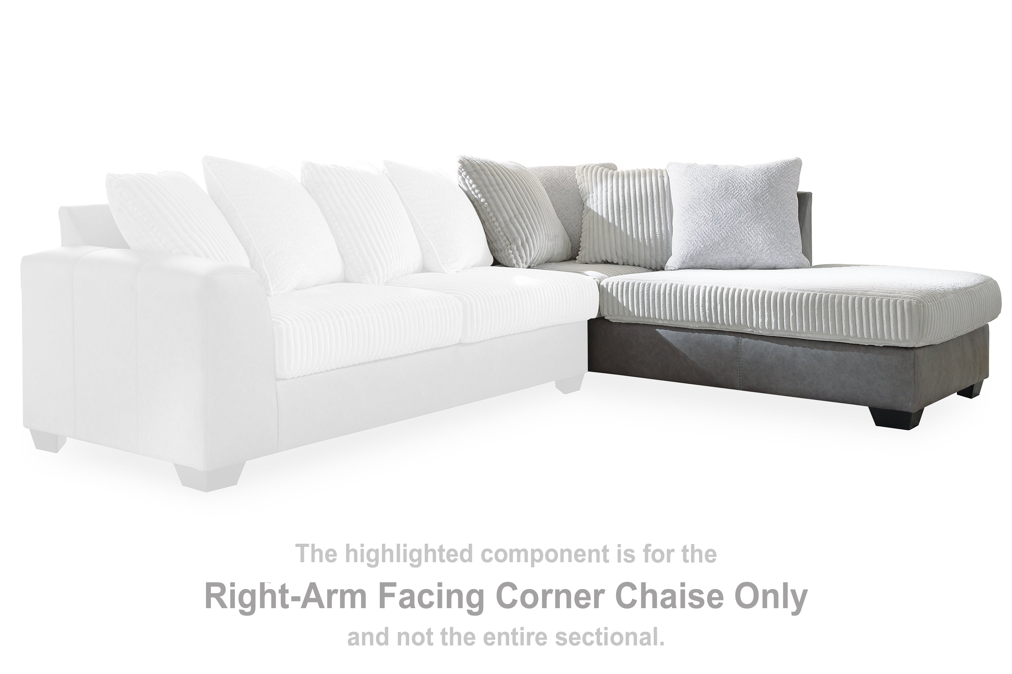 Clairette Court Right-Arm Facing Corner Chaise