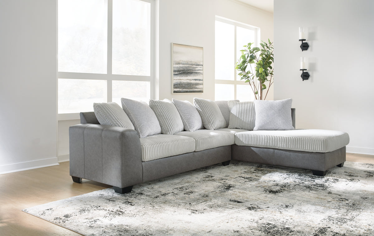 Clairette Court 2-Piece Sectional with Chaise - MyWaynesHome #