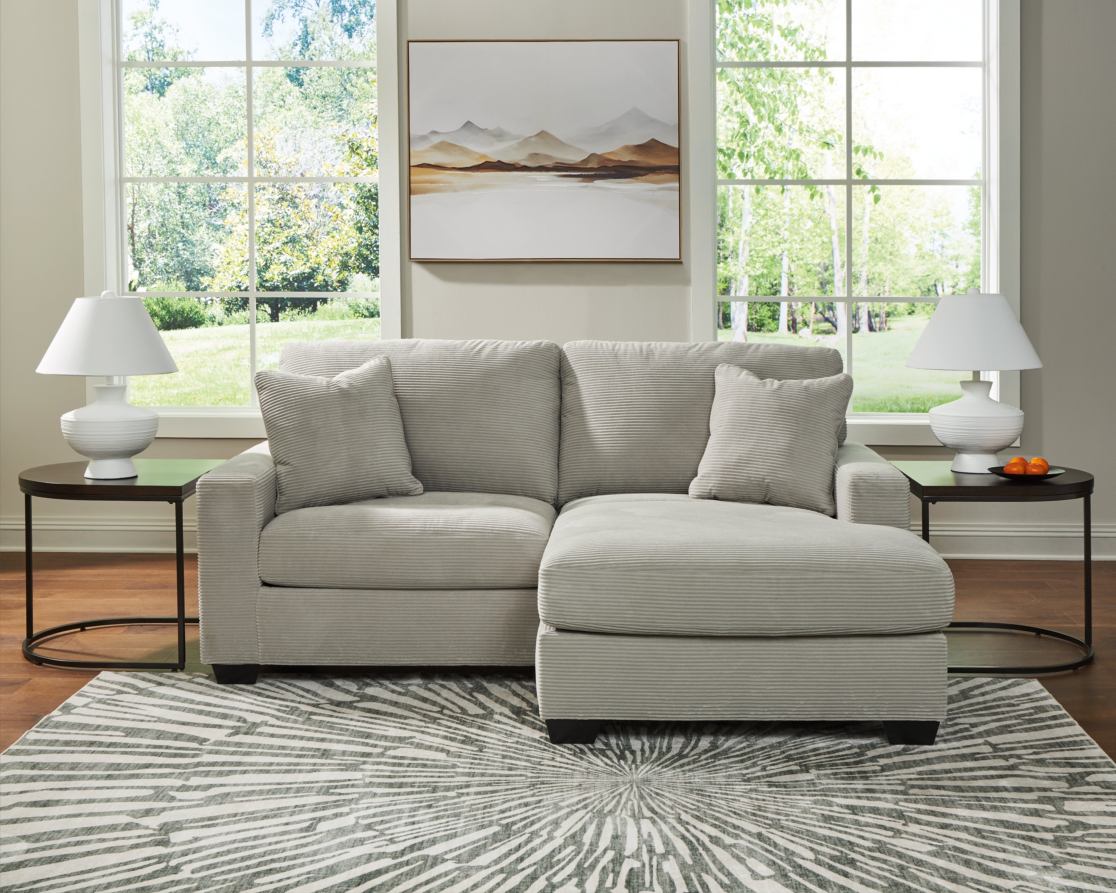 Greenbriar Sofa Chaise and Loveseat