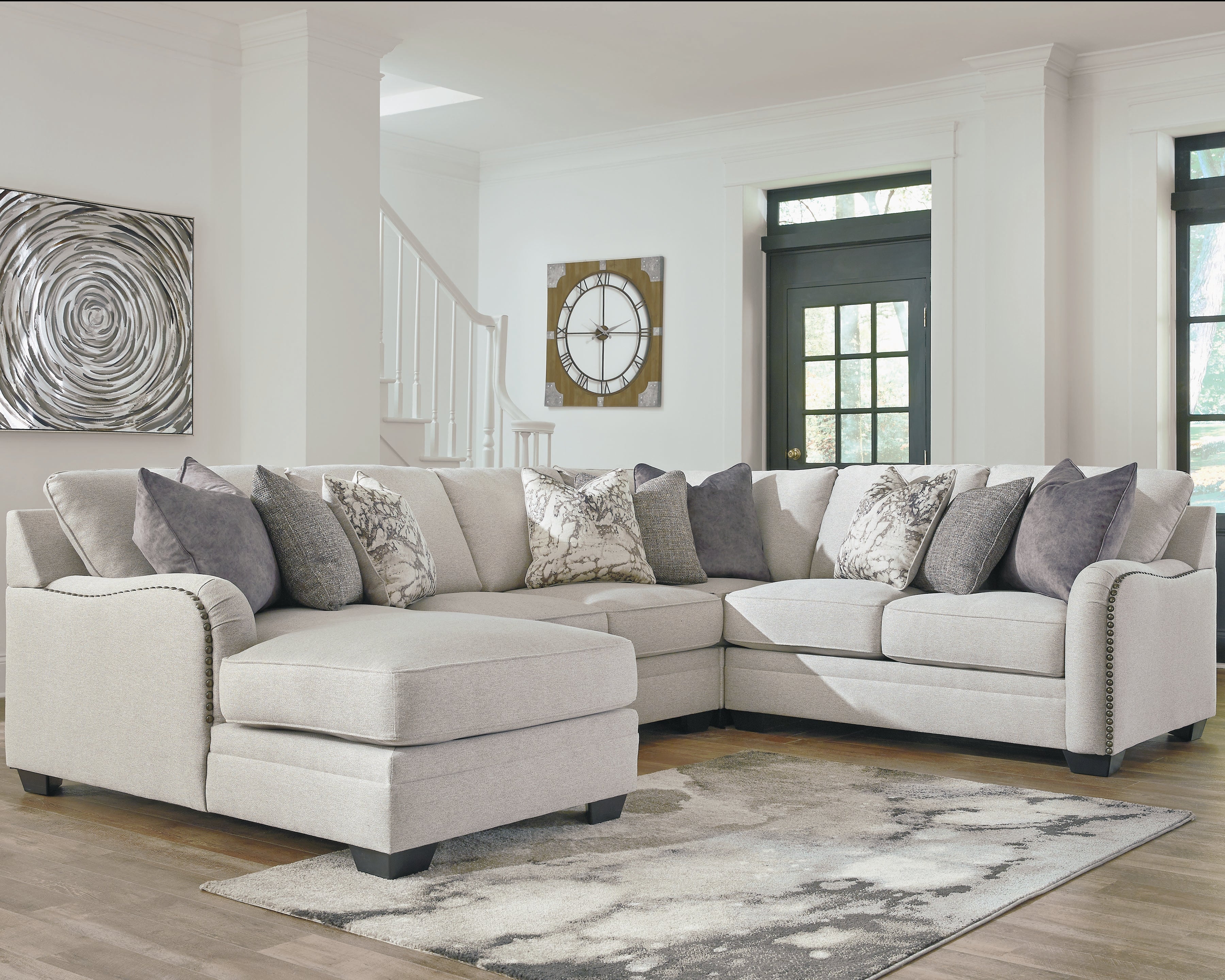 Dellara 4-Piece Sectional with Chaise - MyWaynesHome #