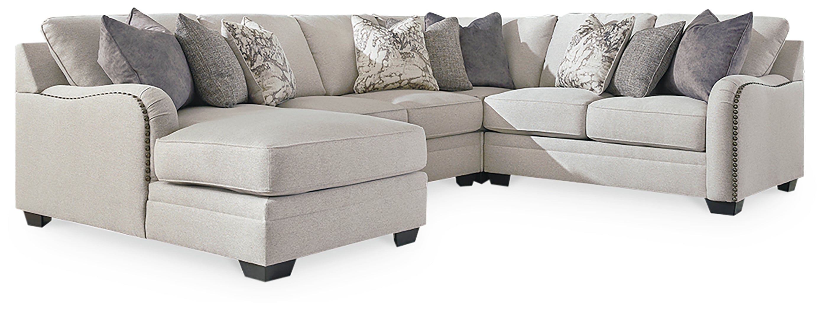 Dellara 4-Piece Sectional with Chaise - MyWaynesHome #