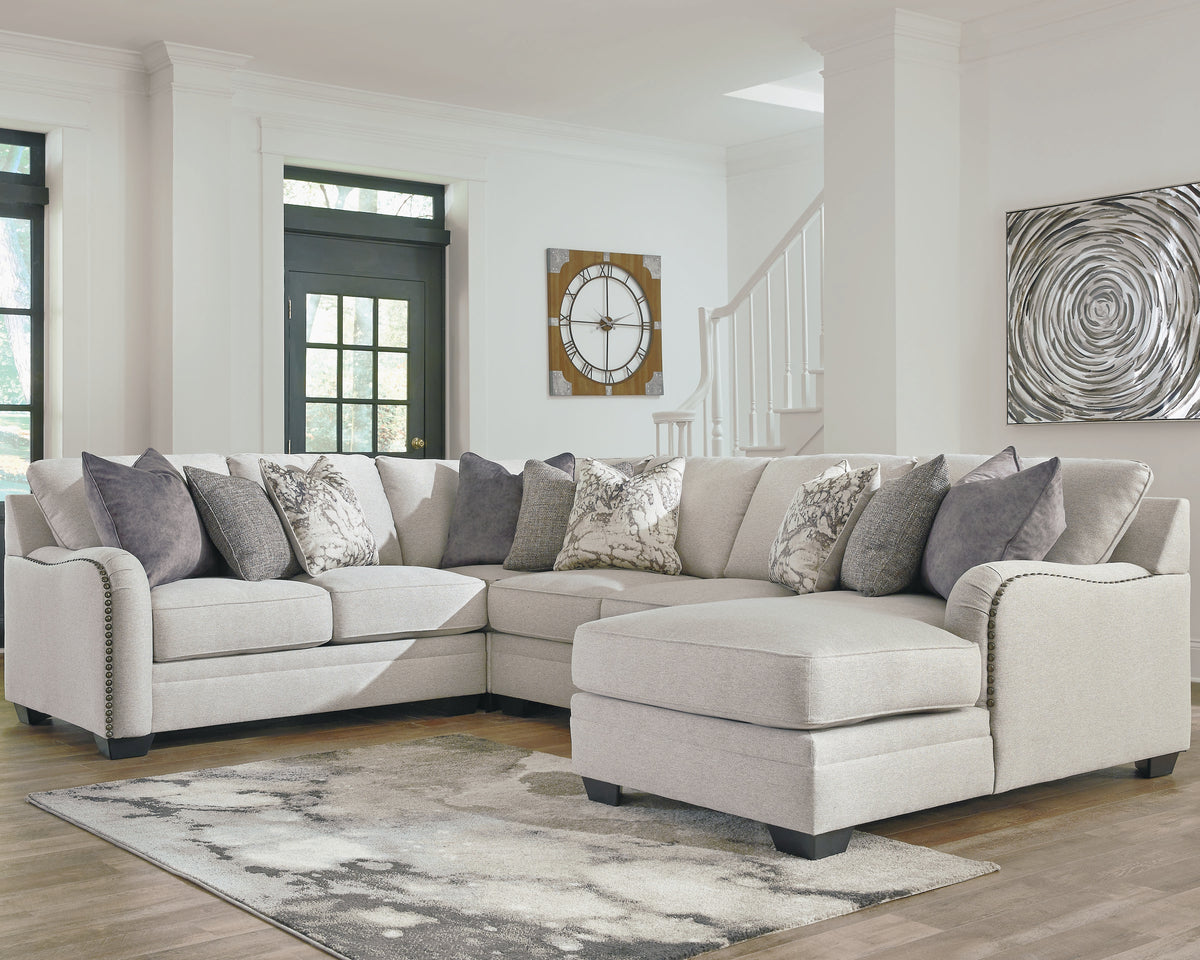 Dellara 4-Piece Sectional with Chaise - MyWaynesHome #