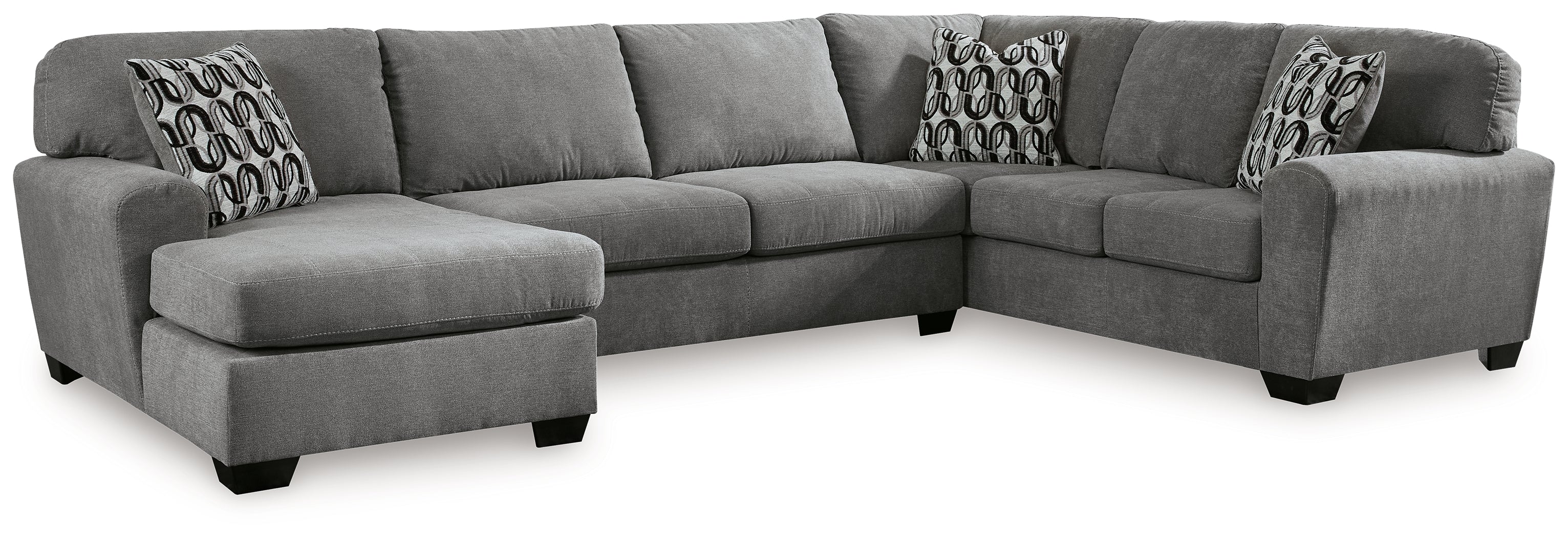 Birkdale Court 3-Piece Sectional with Chaise - MyWaynesHome #