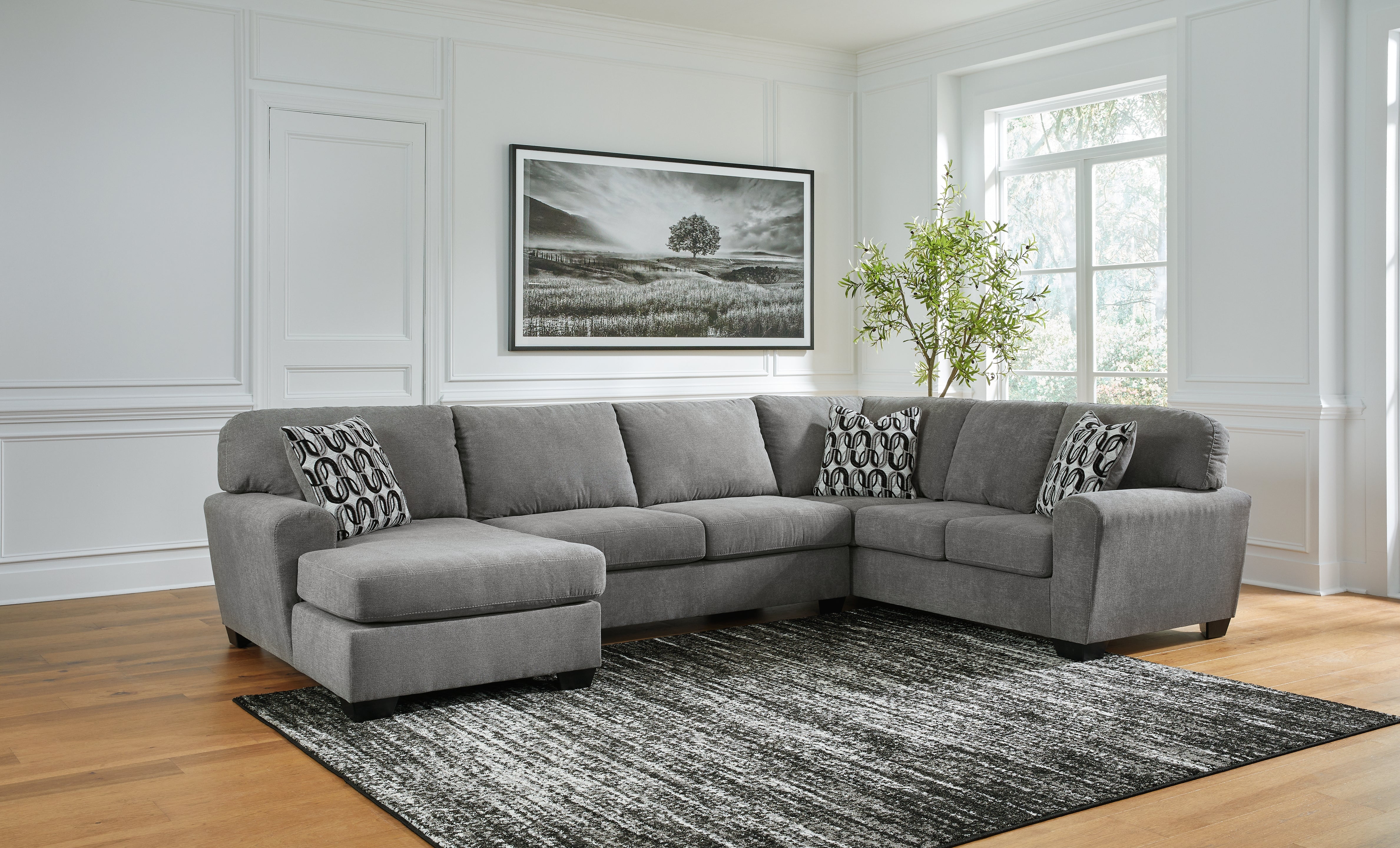 Birkdale Court 3-Piece Sectional with Chaise - MyWaynesHome #