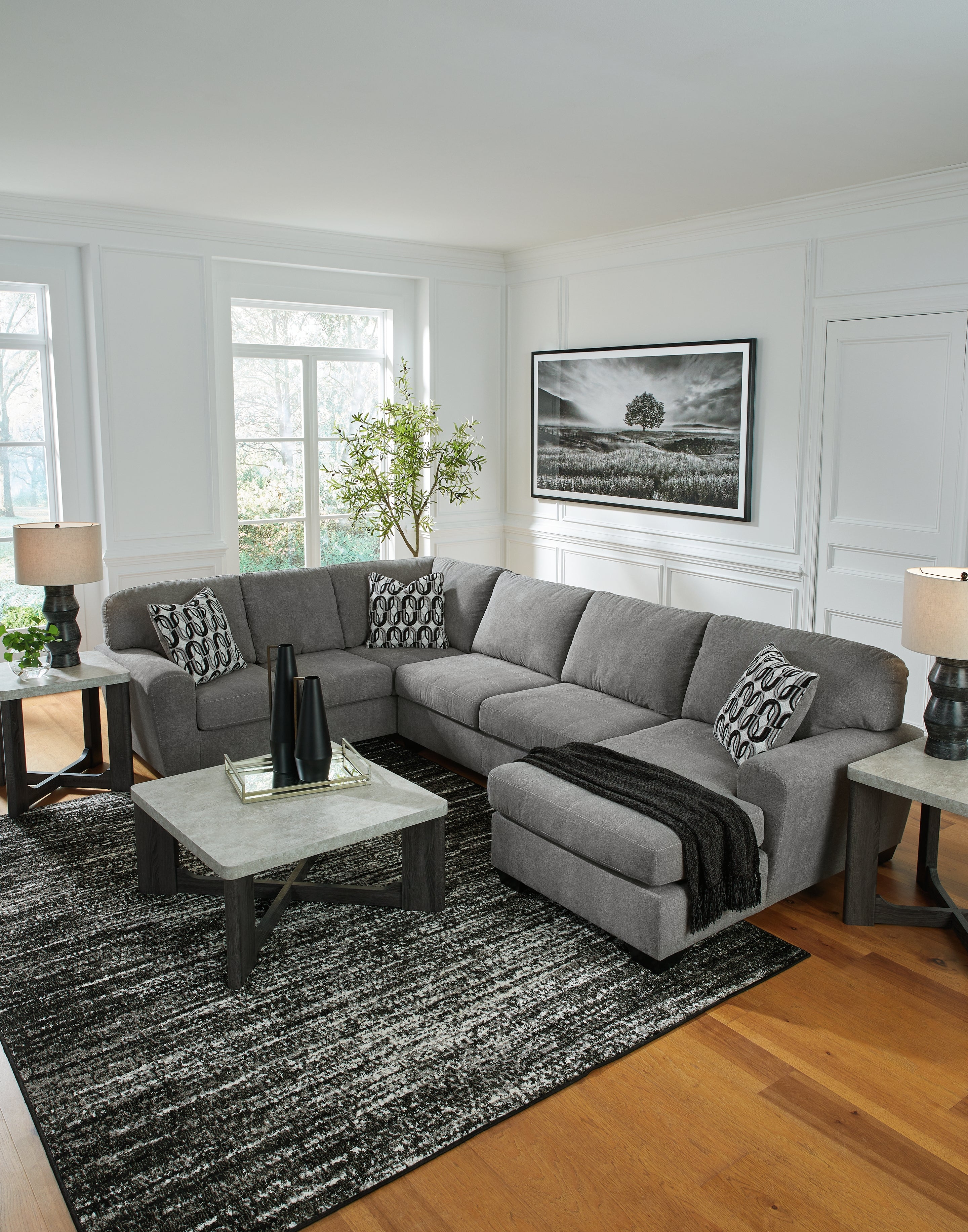 Birkdale Court 3-Piece Sectional with Chaise - MyWaynesHome #