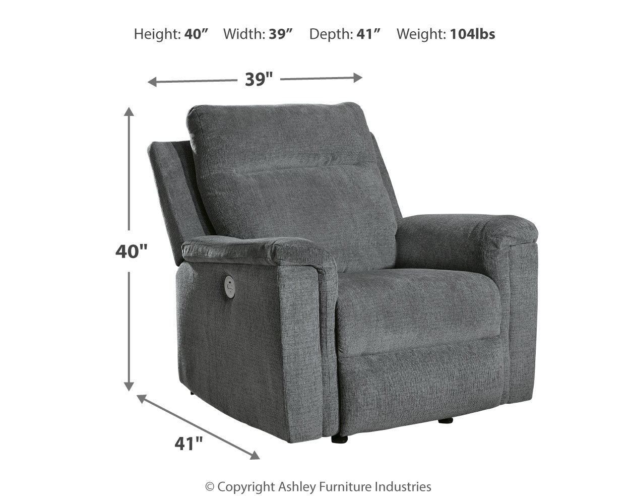 Barnsana Power Reclining Sofa, Loveseat and Recliner