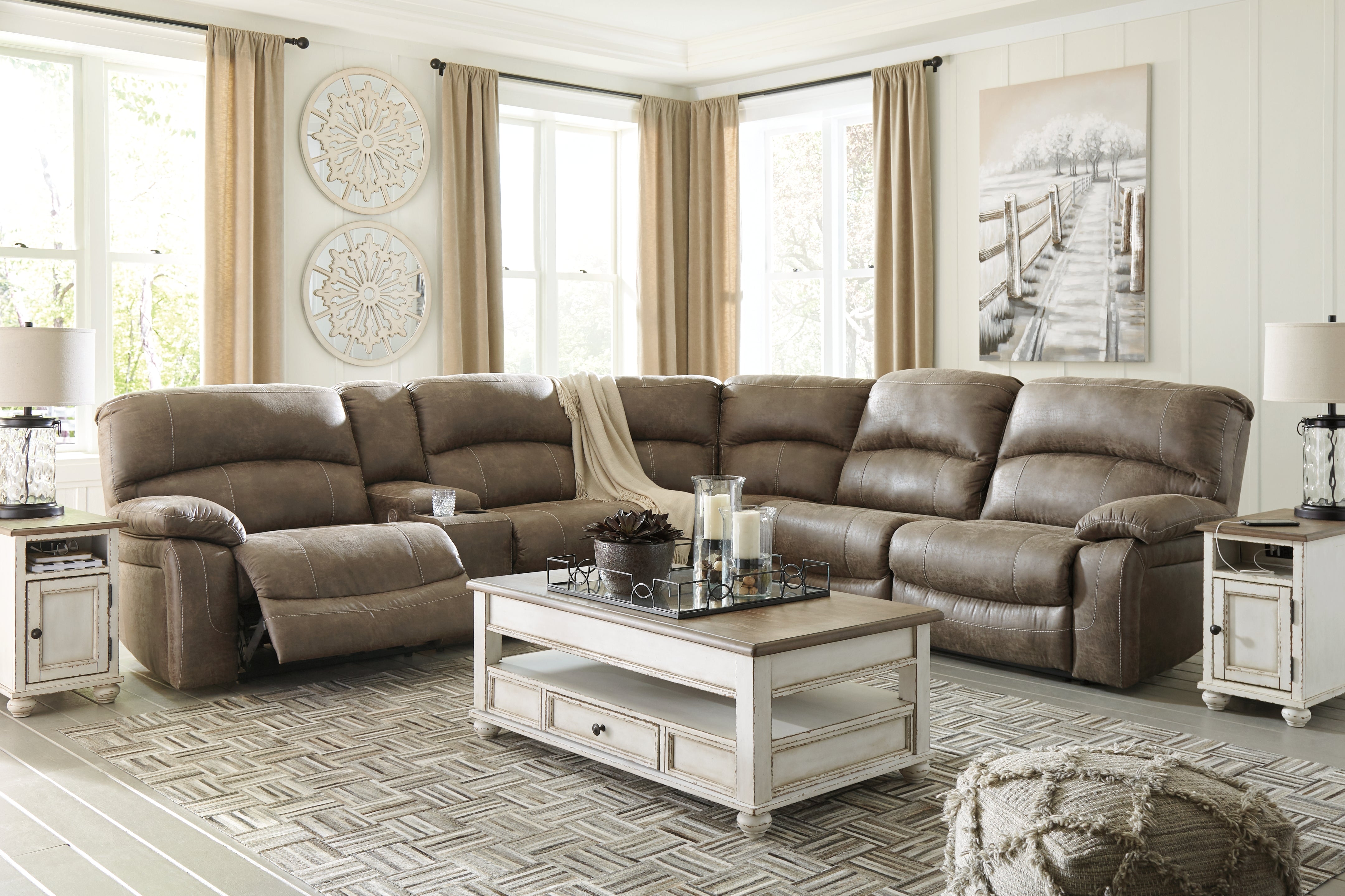 Segburg 4-Piece Power Reclining Sectional - MyWaynesHome #