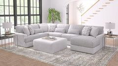 Titan 5 Piece Sectional with Ottoman-Moonstruck - MyWaynesHome #