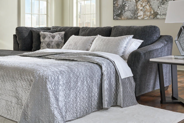 Biddeford 2-Piece Sleeper Sectional with Chaise - MyWaynesHome #
