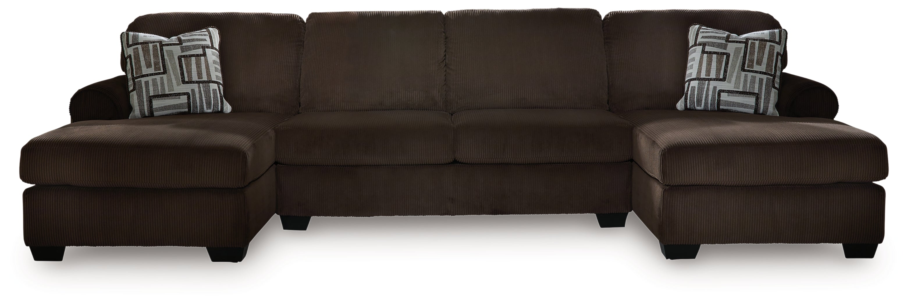 Kimlee 3-Piece Sectional with Double Chaise