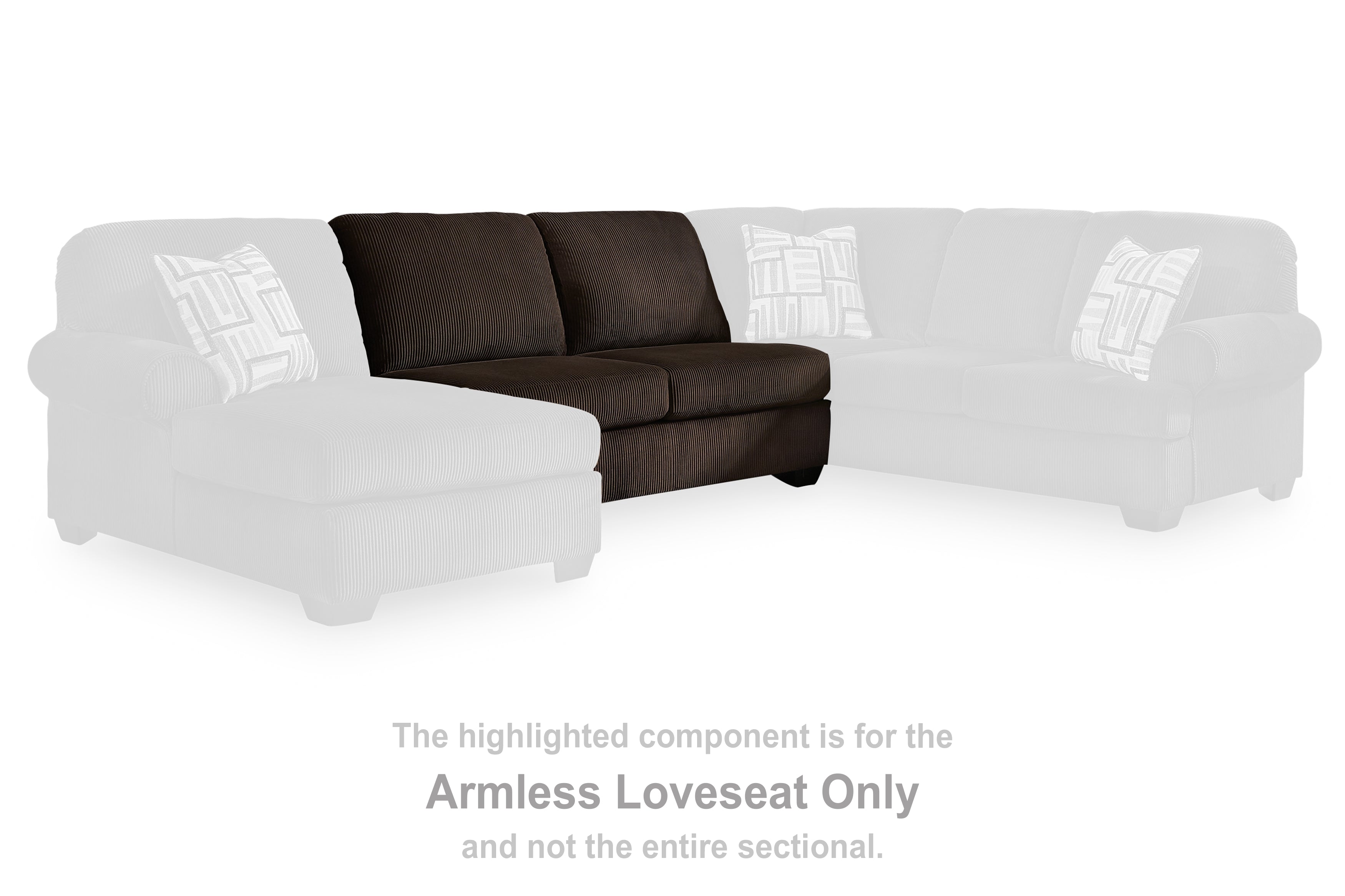 Kimlee Armless Loveseat