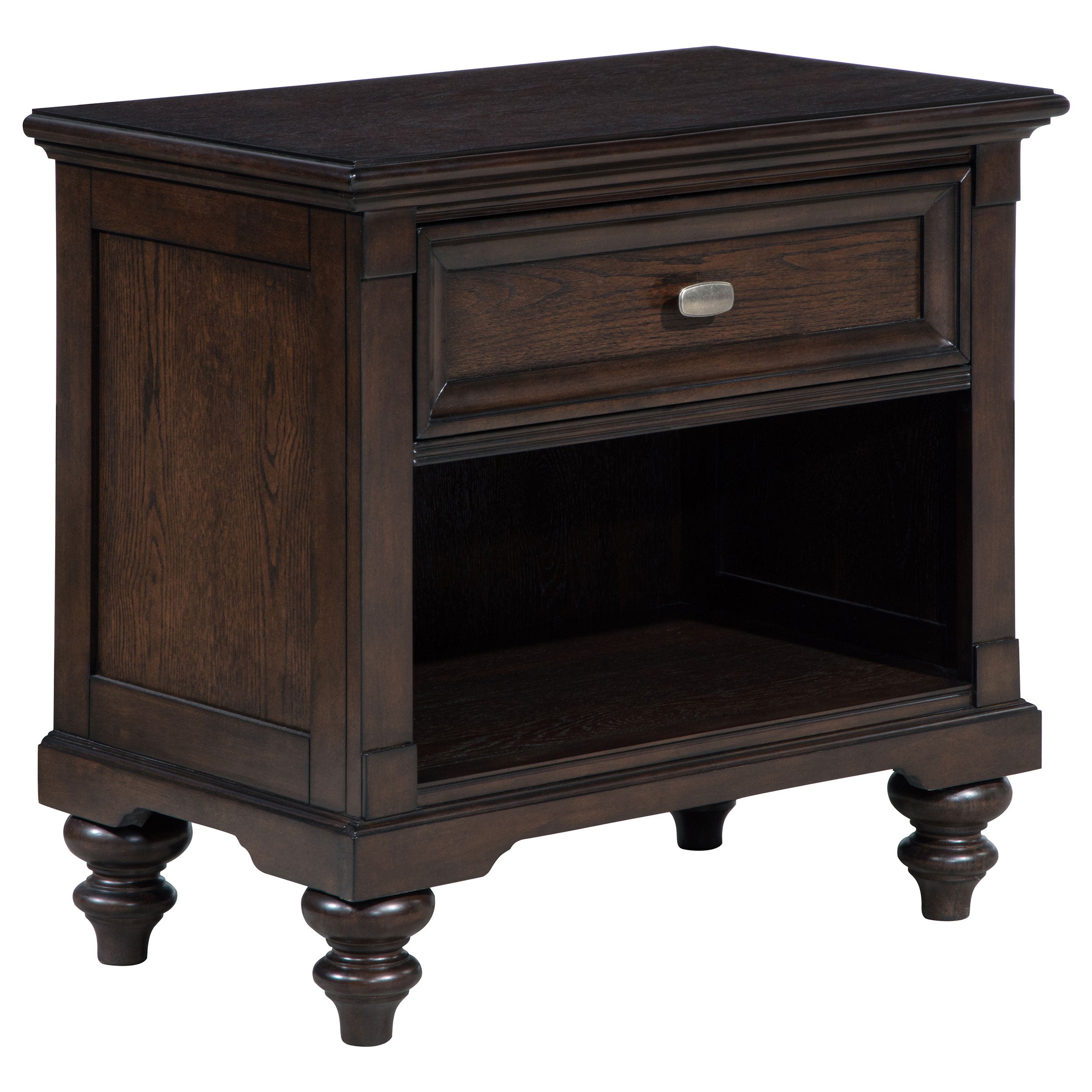 Devon 5-piece California King Bedroom Set Red And Dark Oak