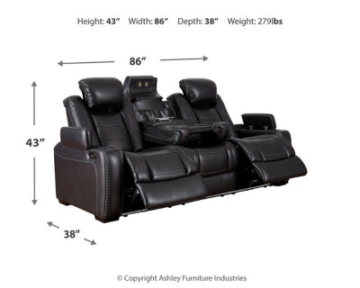 Party Time Power Reclining Sofa and Recliner - MyWaynesHome #