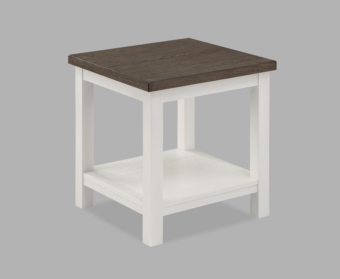 Dakota Chalk White End Table - MyWaynesHome #