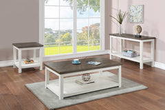 Dakota Chalk White End Table - MyWaynesHome #