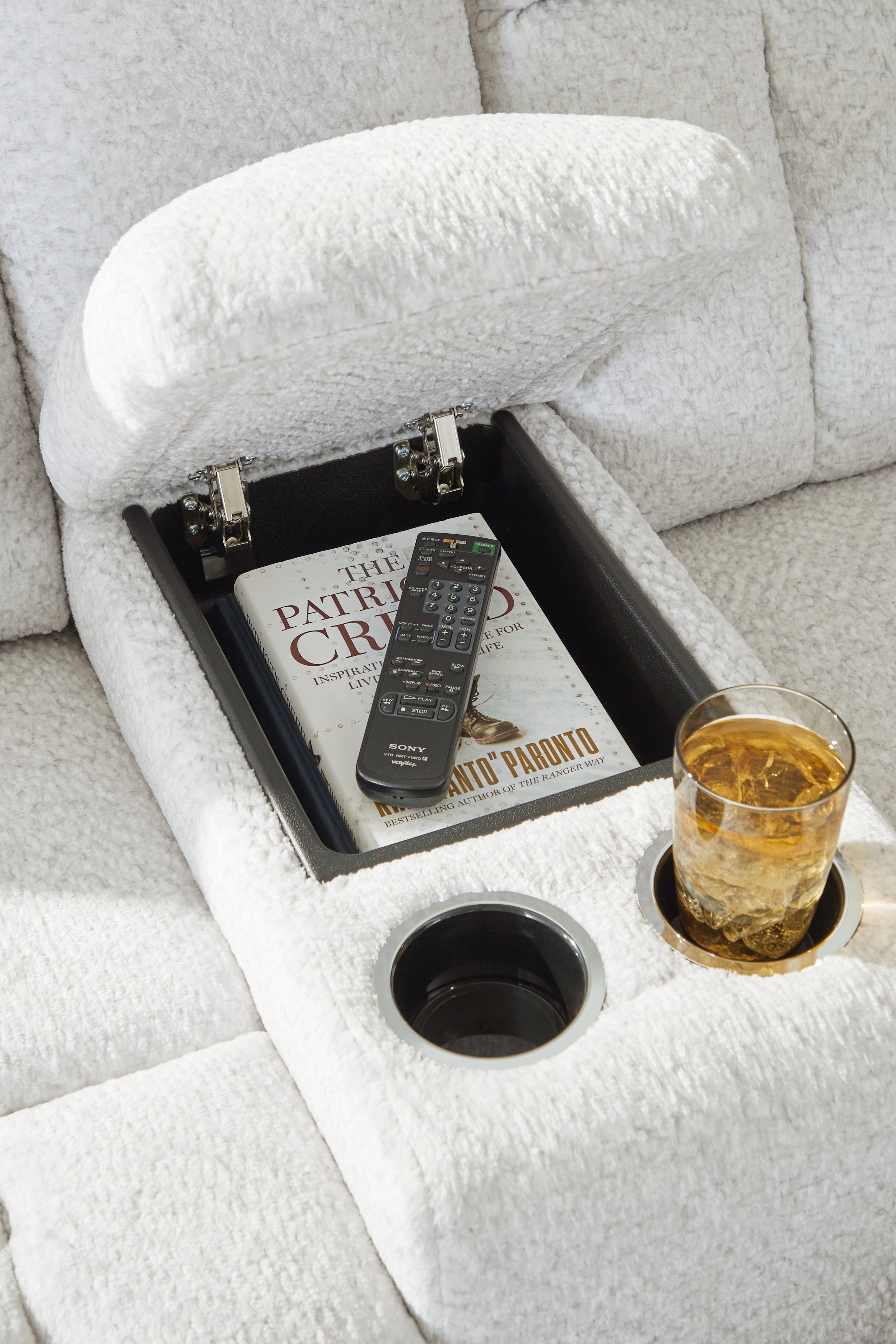 Frohn Reclining Loveseat with Console - MyWaynesHome #