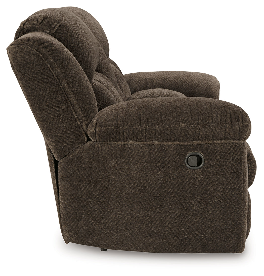 Frohn Reclining Loveseat with Console - MyWaynesHome #