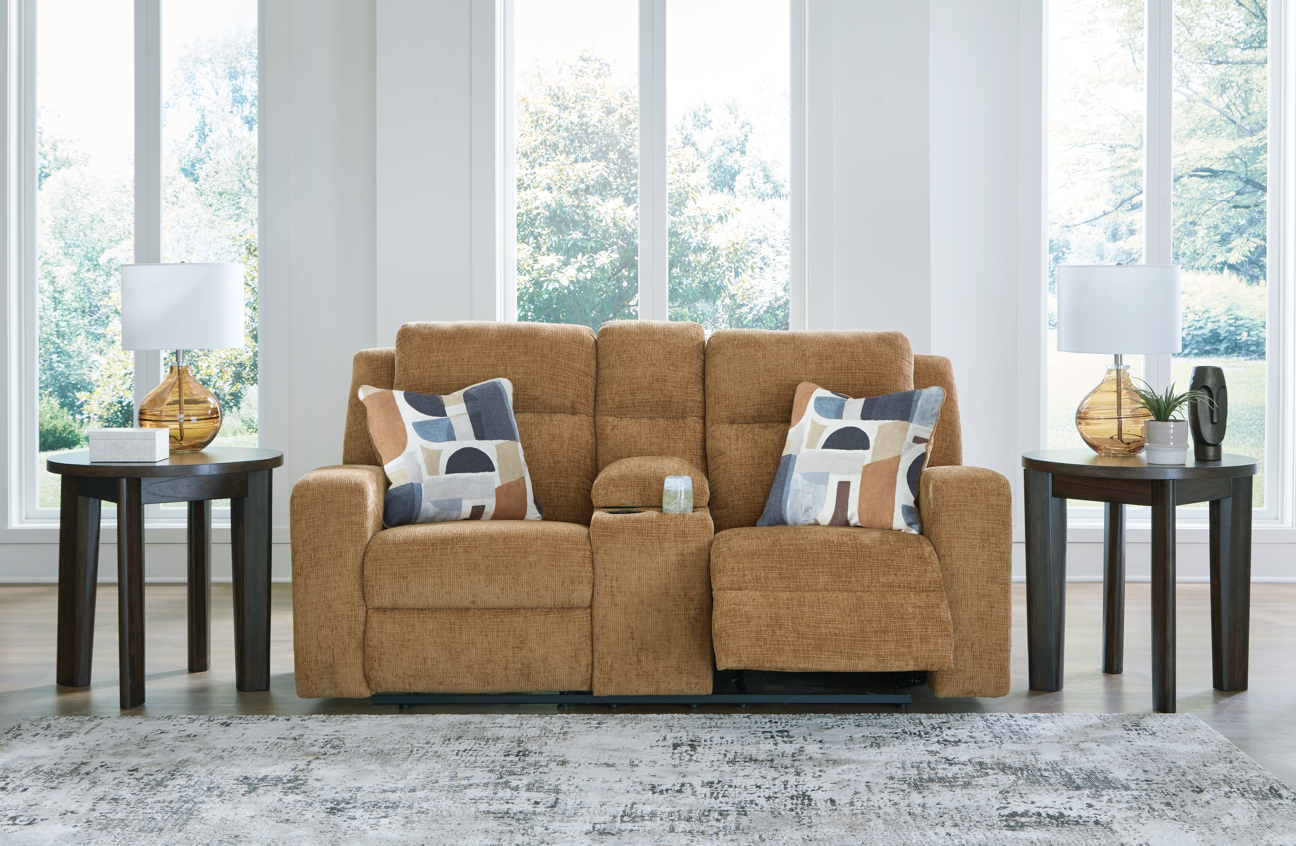 Kanlow Reclining Loveseat with Console - MyWaynesHome #