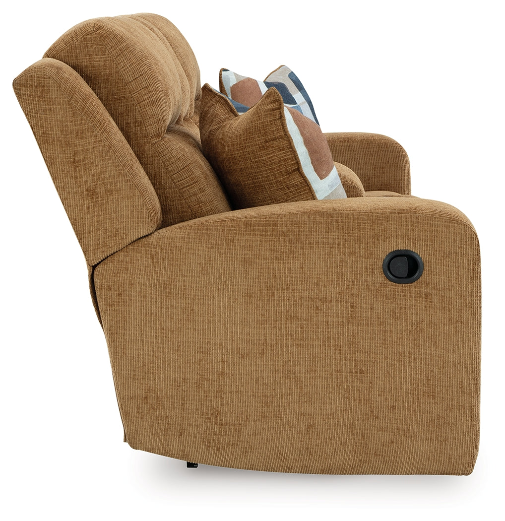 Kanlow Reclining Loveseat with Console - MyWaynesHome #