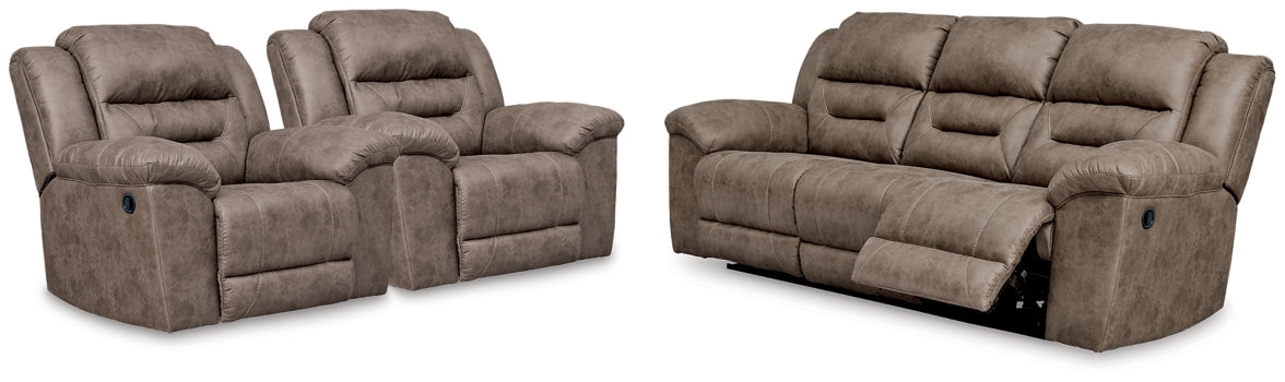 Stoneland Reclining Sofa and 2 Recliners