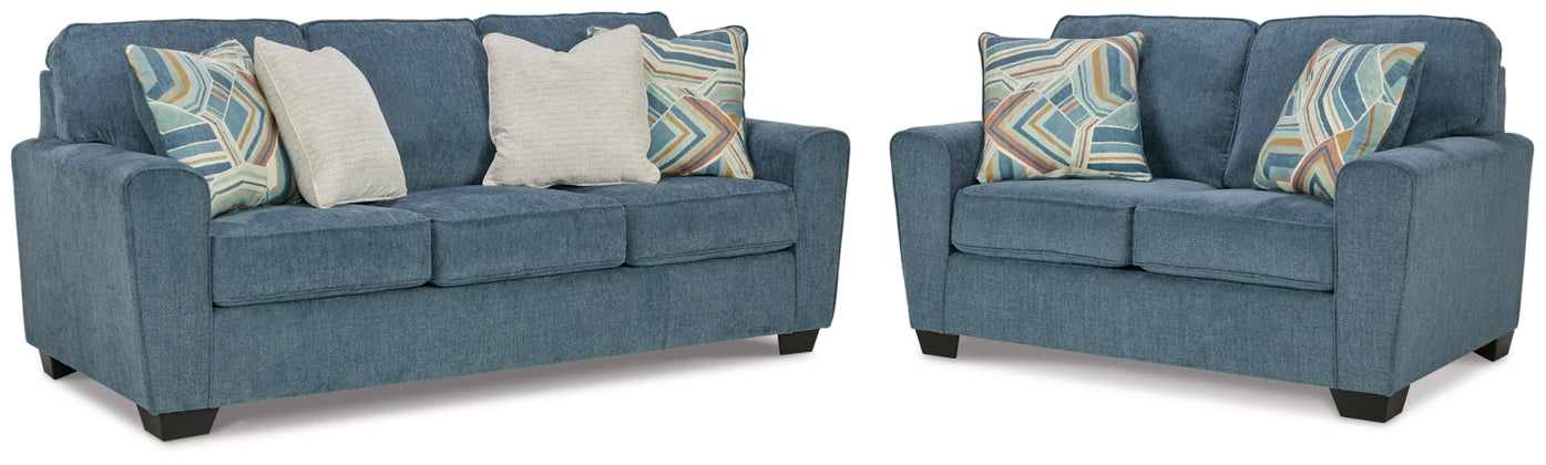 Cashton Sofa and Loveseat - MyWaynesHome #