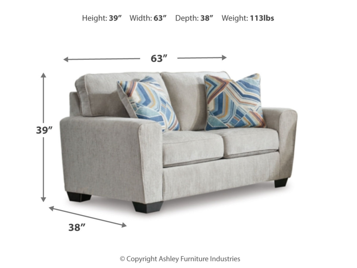 Cashton Loveseat - MyWaynesHome #