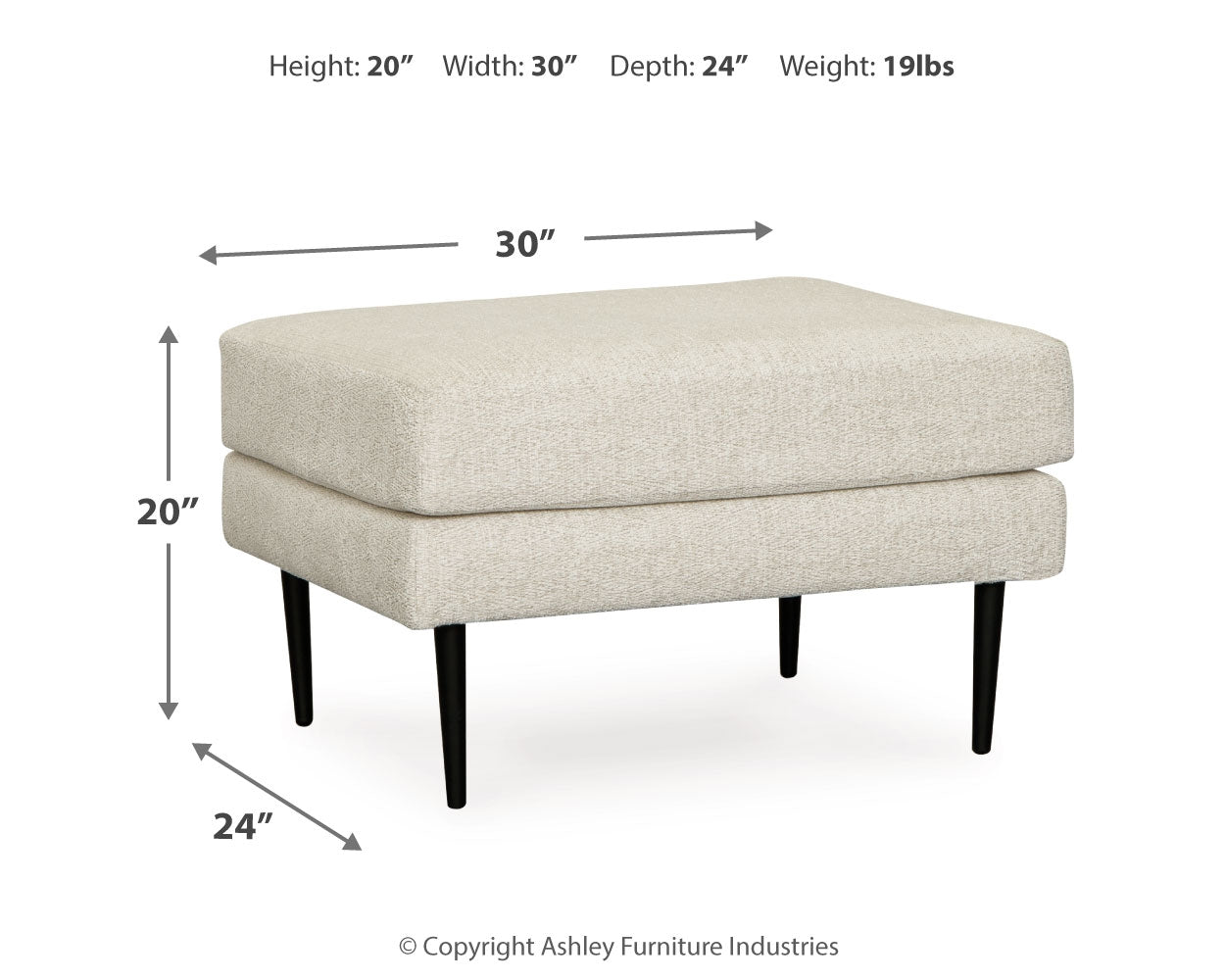 Hazela Chair and Ottoman