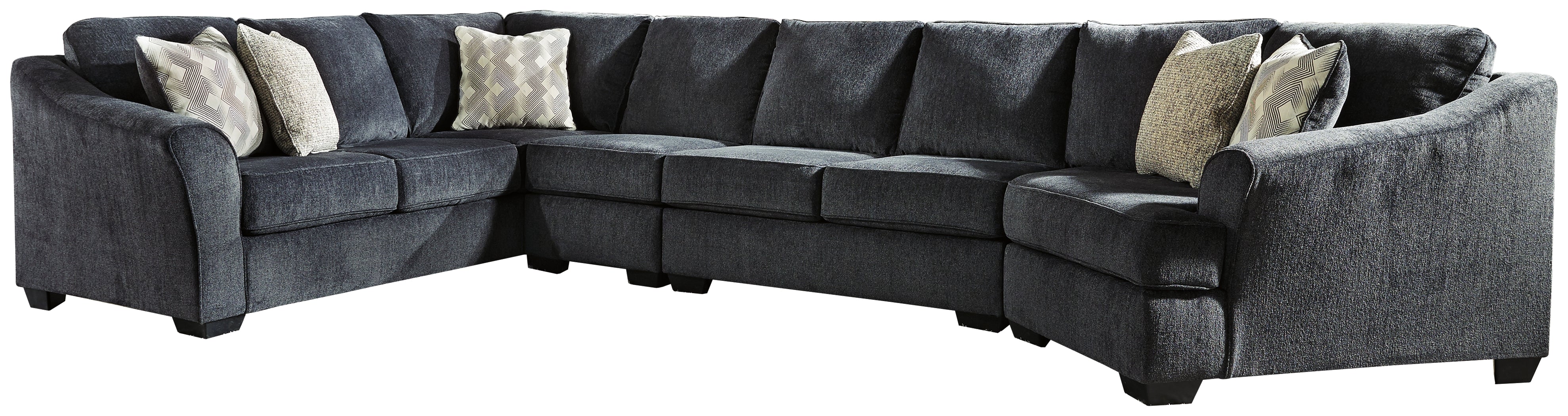 Eltmann 4-Piece Sectional and Ottoman