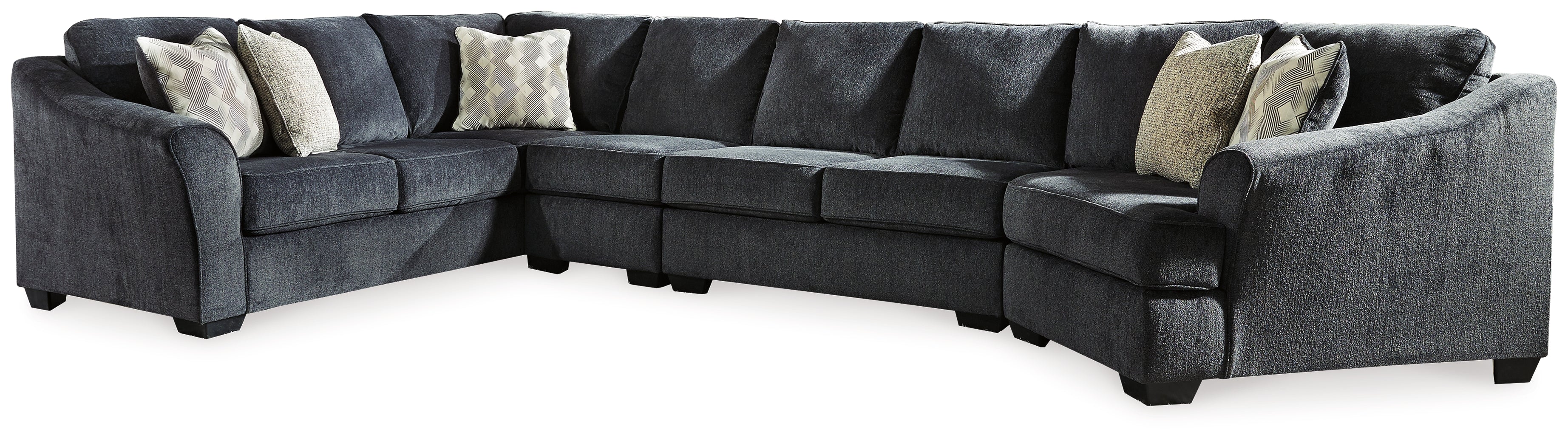 Eltmann 4-Piece Sectional with Cuddler