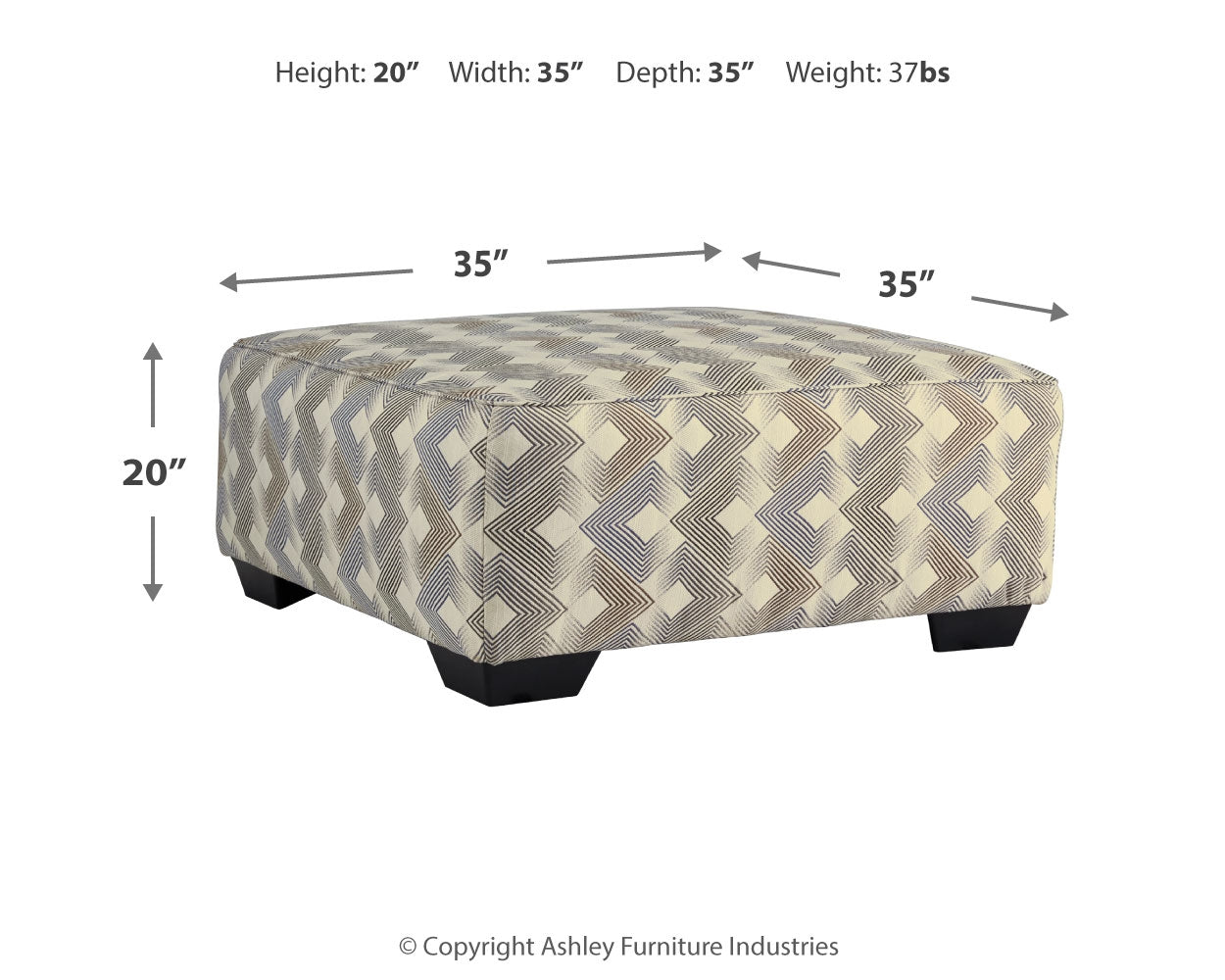 Eltmann 4-Piece Sectional and Ottoman