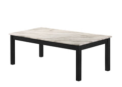 Thurner Marble White 3-Piece Coffee Table Set - MyWaynesHome #