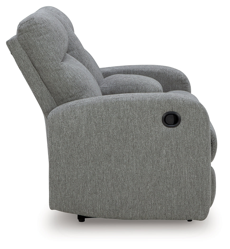 Gauntlet Reclining Loveseat with Console