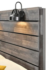 Carter Gray King Platform Bed - MyWaynesHome #