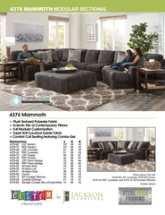 Mammoth Modular 3 Piece Sectional with LAF Chaise - MyWaynesHome #