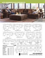 Mammoth Modular 3 Piece Sectional with LAF Chaise - MyWaynesHome #