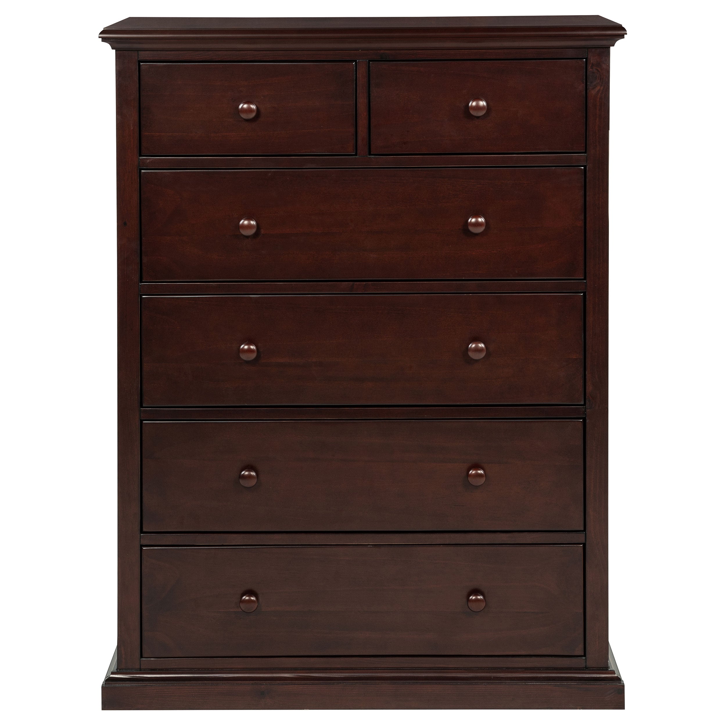 Sumerlin 6-drawer Bedroom Chest Of Drawers Cappuccino