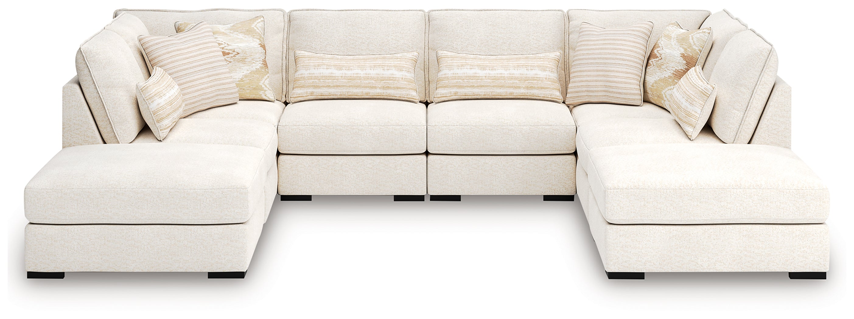 Donelson Creek 6-Piece Sectional and Ottoman